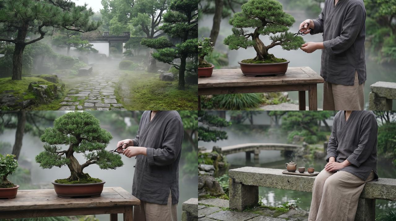 香蕉视频园艺生活视频 – 盆景修剪技艺视频教程，eukepi.cn